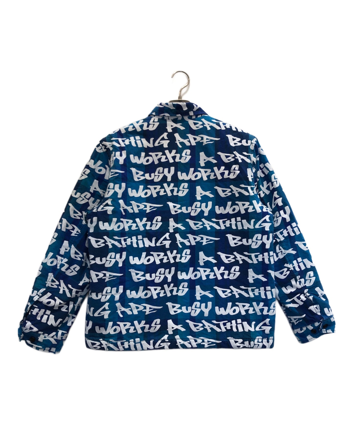 [Pre-owned] A BATHING APE All-over Check Zip Jacket 001hji801008m