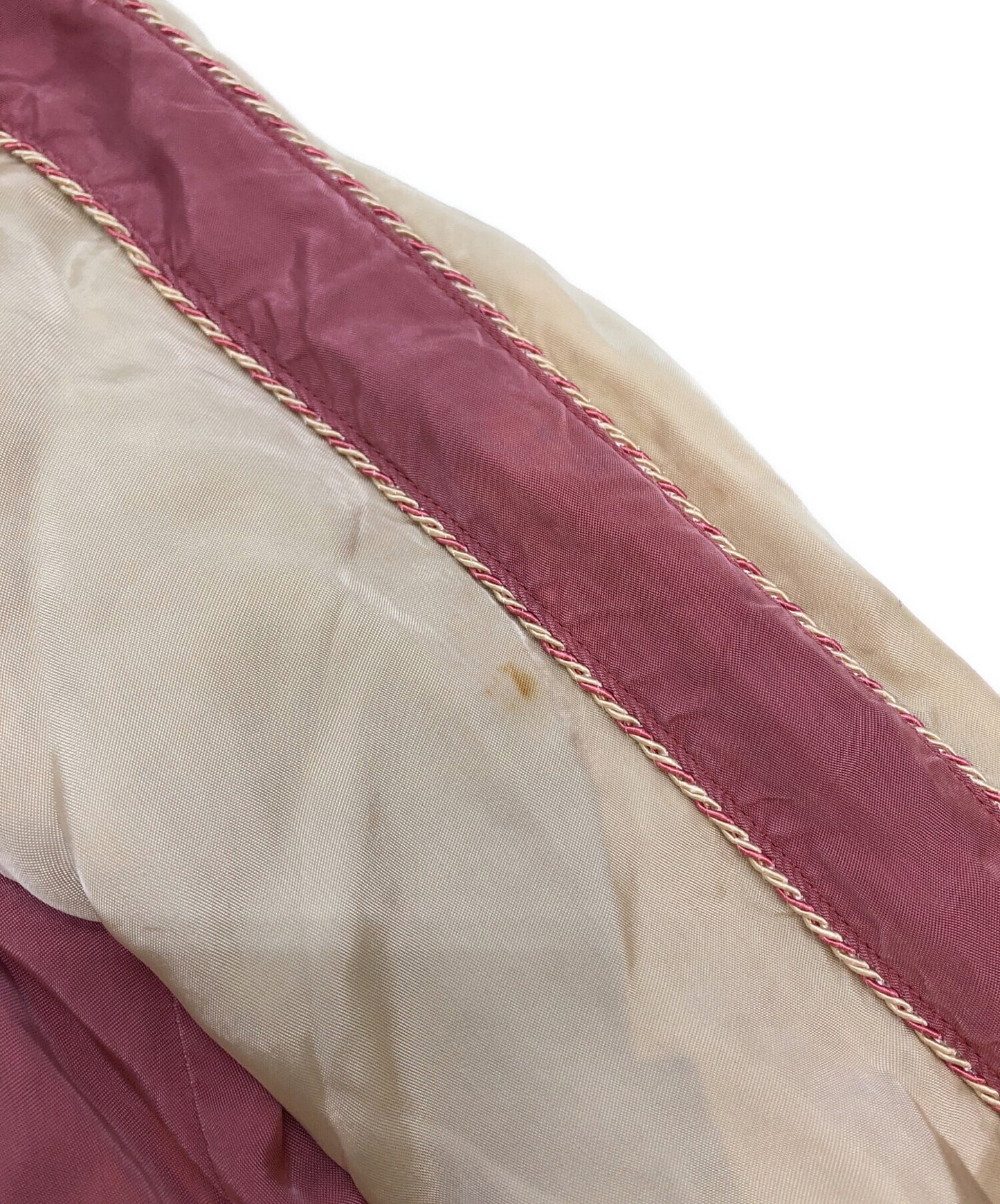 [Pre-owned] Hysteric Glamour satin and embroidered version of a stadium jumper 0122AB02