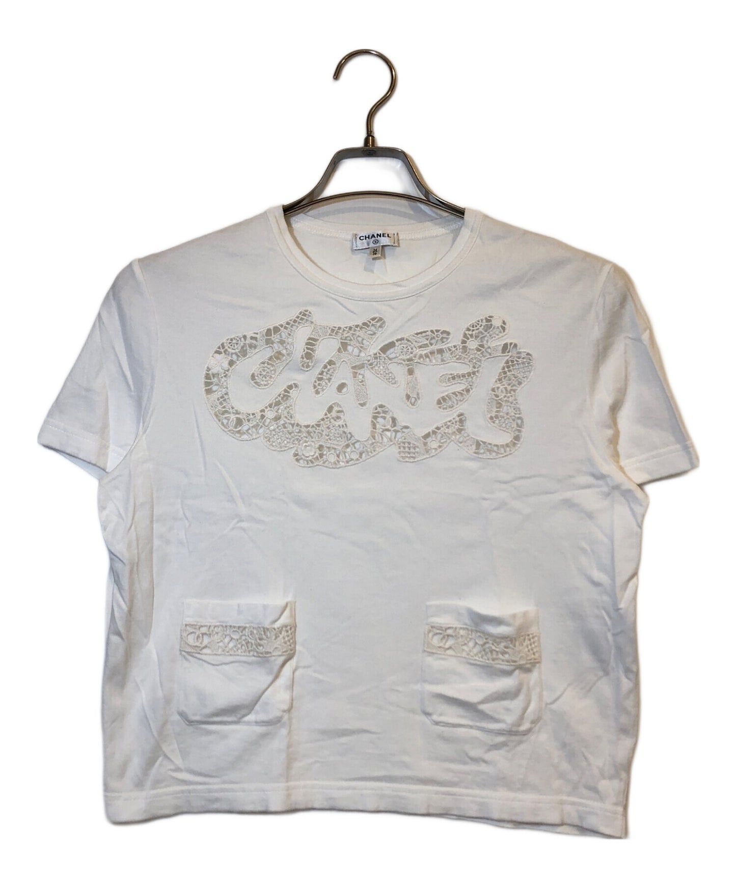 [Pre-owned] CHANEL cutwork T-shirt P63109K48863