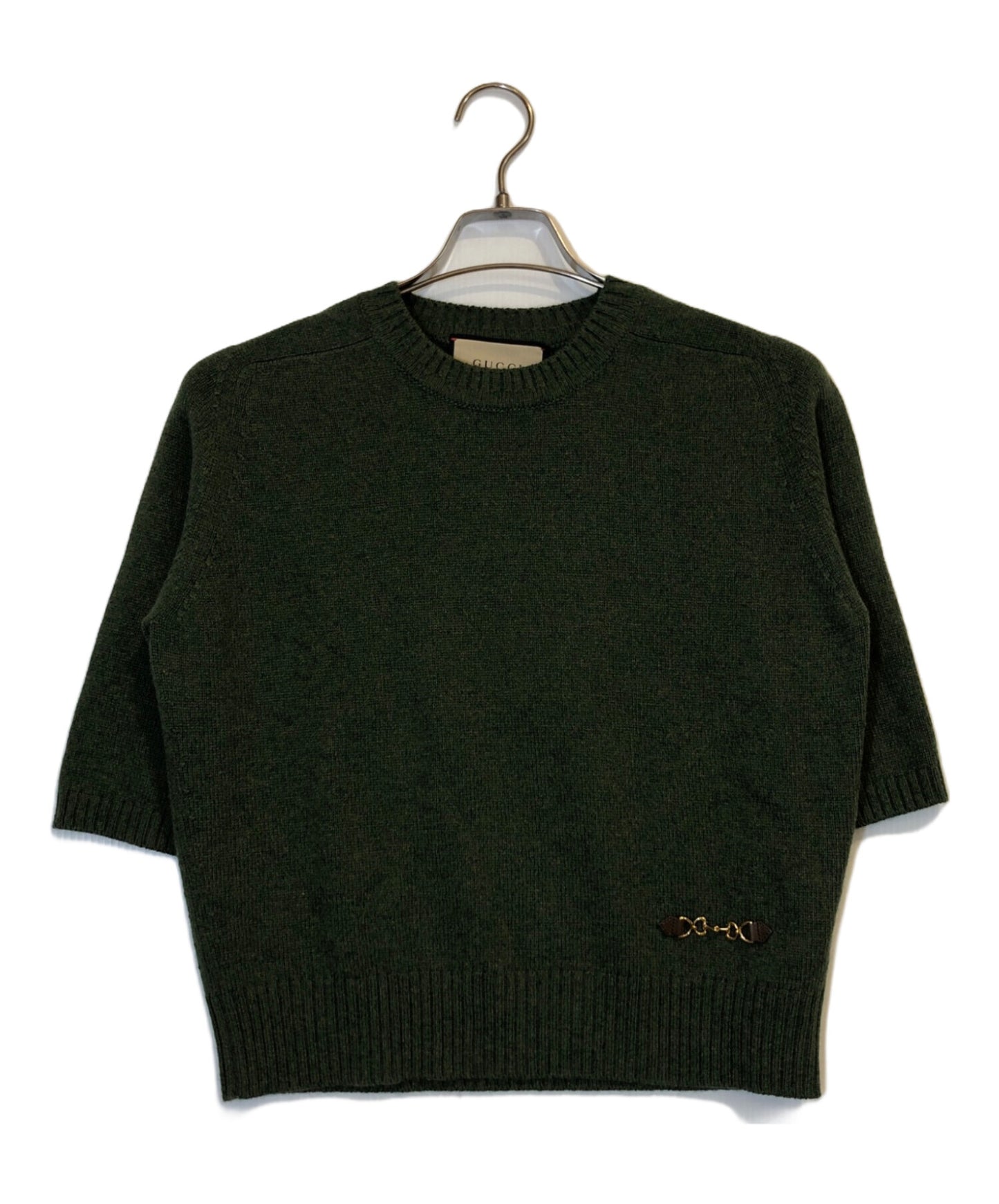 [Pre-owned] GUCCI Horsebit Cashmere Knit 628389 XKBH9