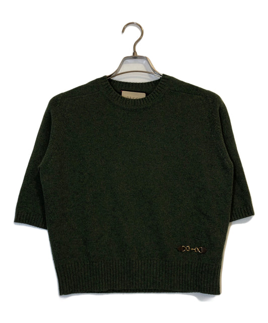 [Pre-owned] GUCCI Horsebit Cashmere Knit 628389 XKBH9
