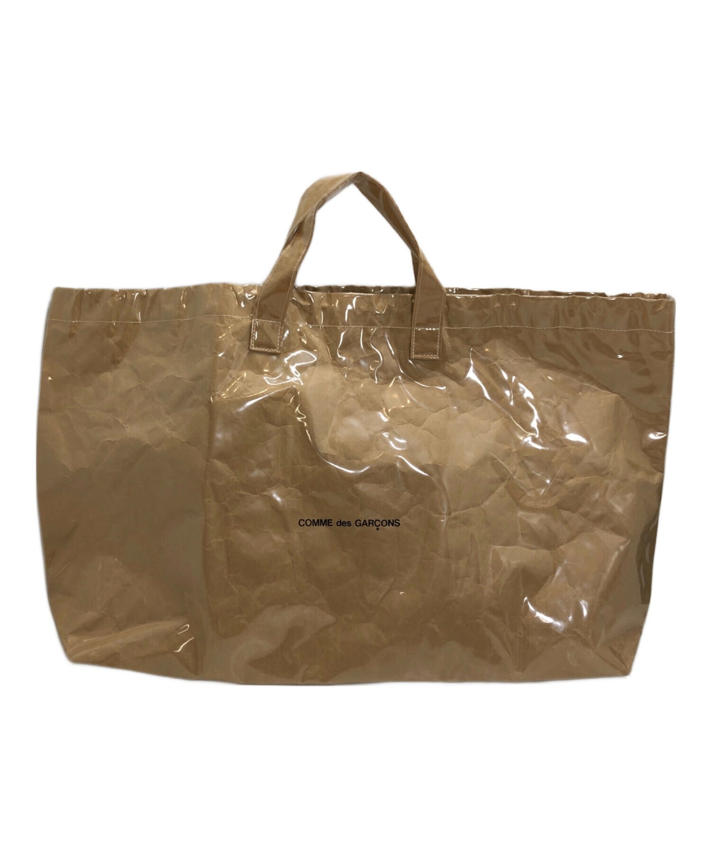 [Pre-owned] COMME des GARCONS PVC Kraft Paper Tote Bag GG-K201
