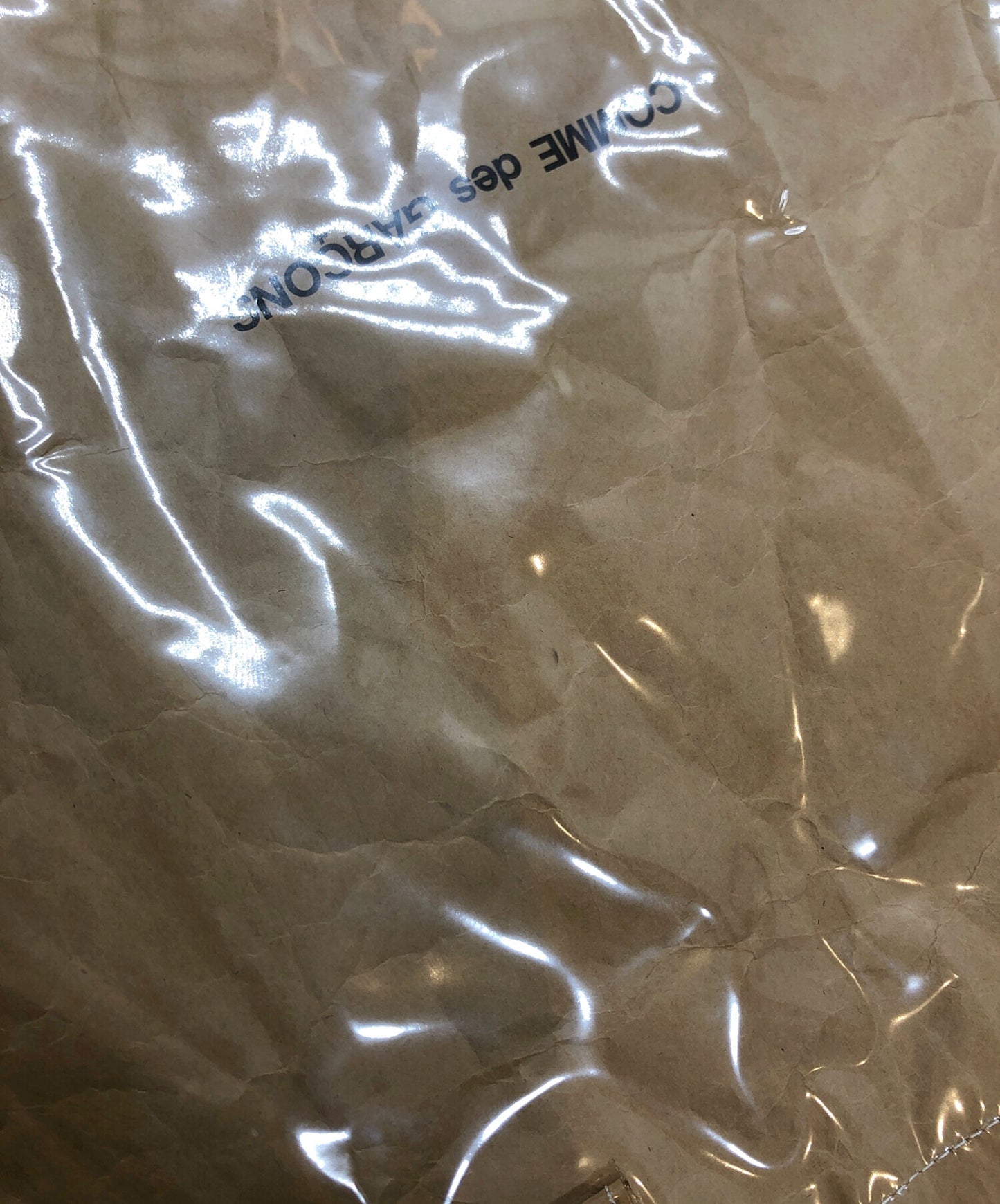 [Pre-owned] COMME des GARCONS PVC Kraft Paper Tote Bag GG-K201