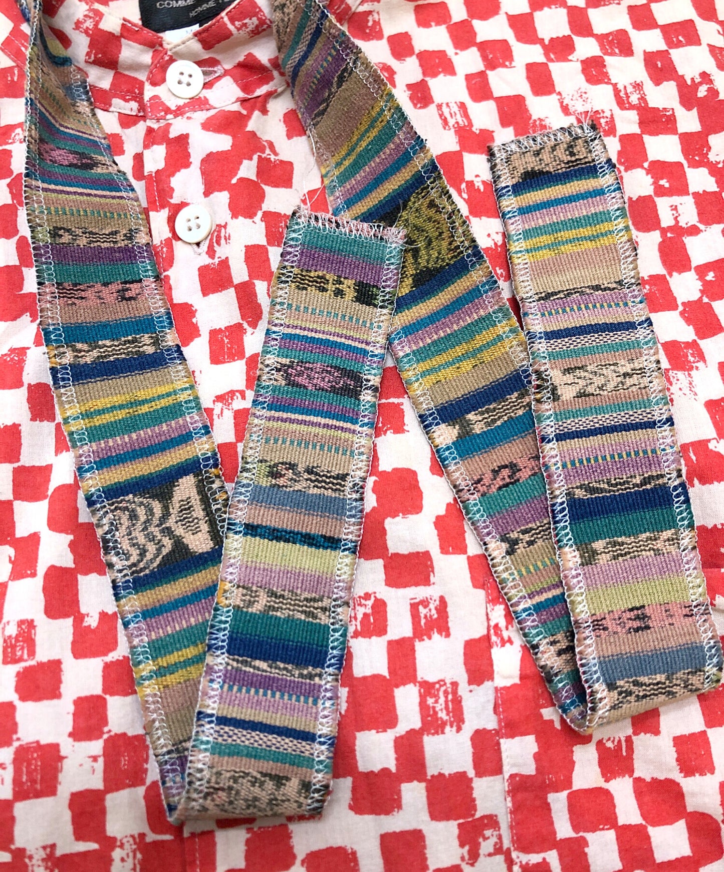 [Pre-owned] COMME des GARCONS HOMME PLUS flag check shirt PT-B044