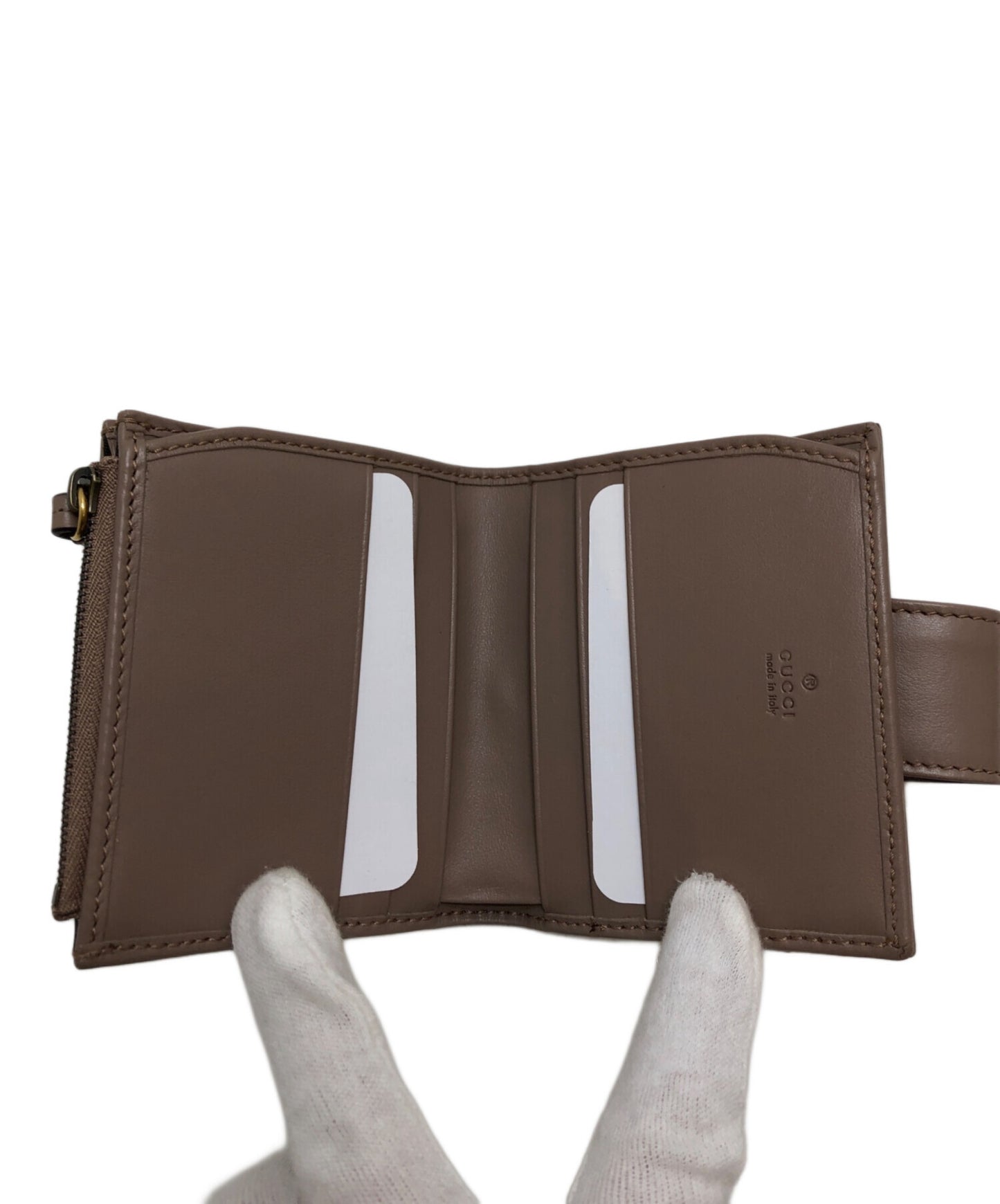 [Pre-owned] GUCCI bi-fold wallet 672252