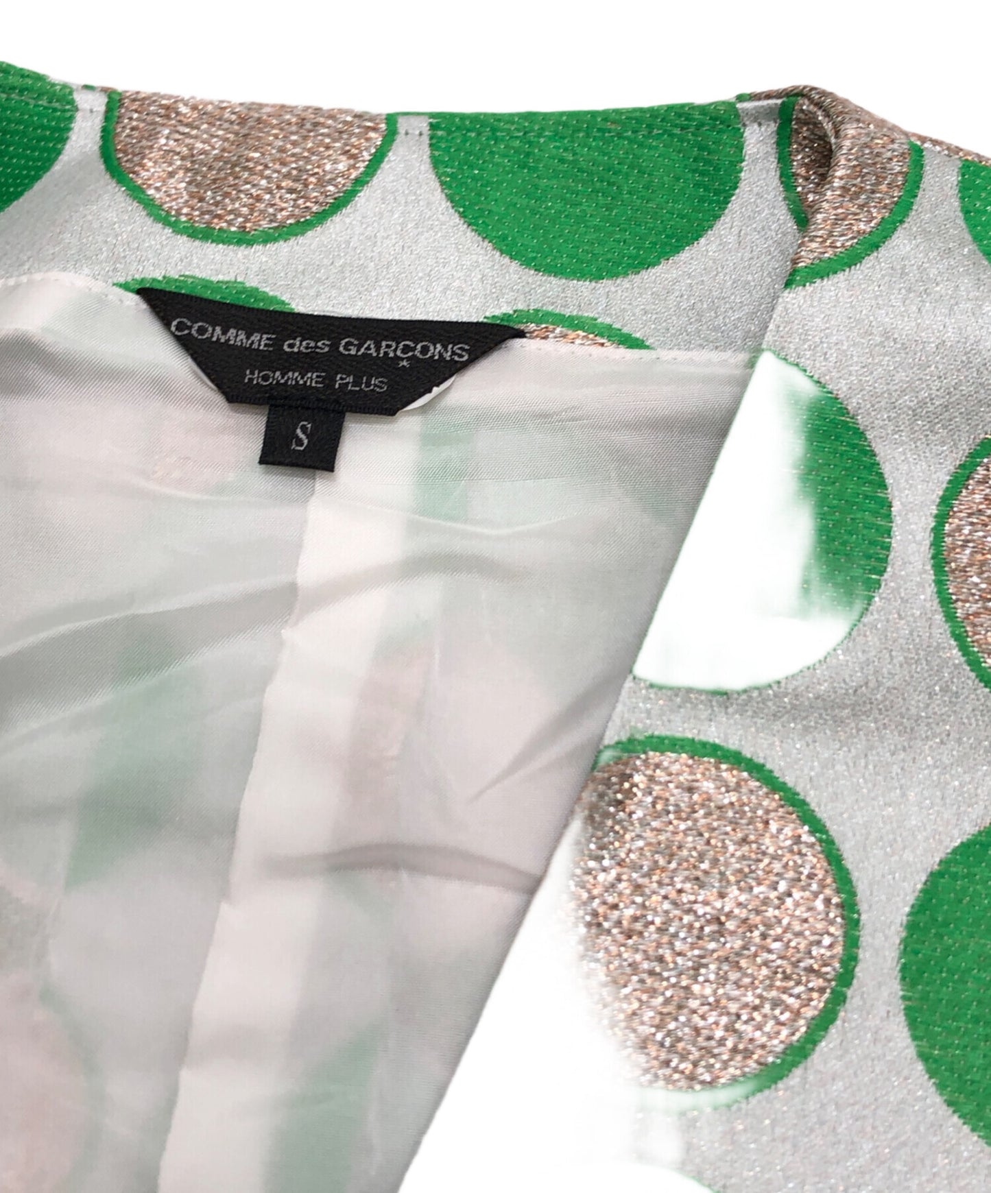 [Pre-owned] COMME des GARCONS HOMME PLUS Dot-patterned poly twill long vest PO-V002