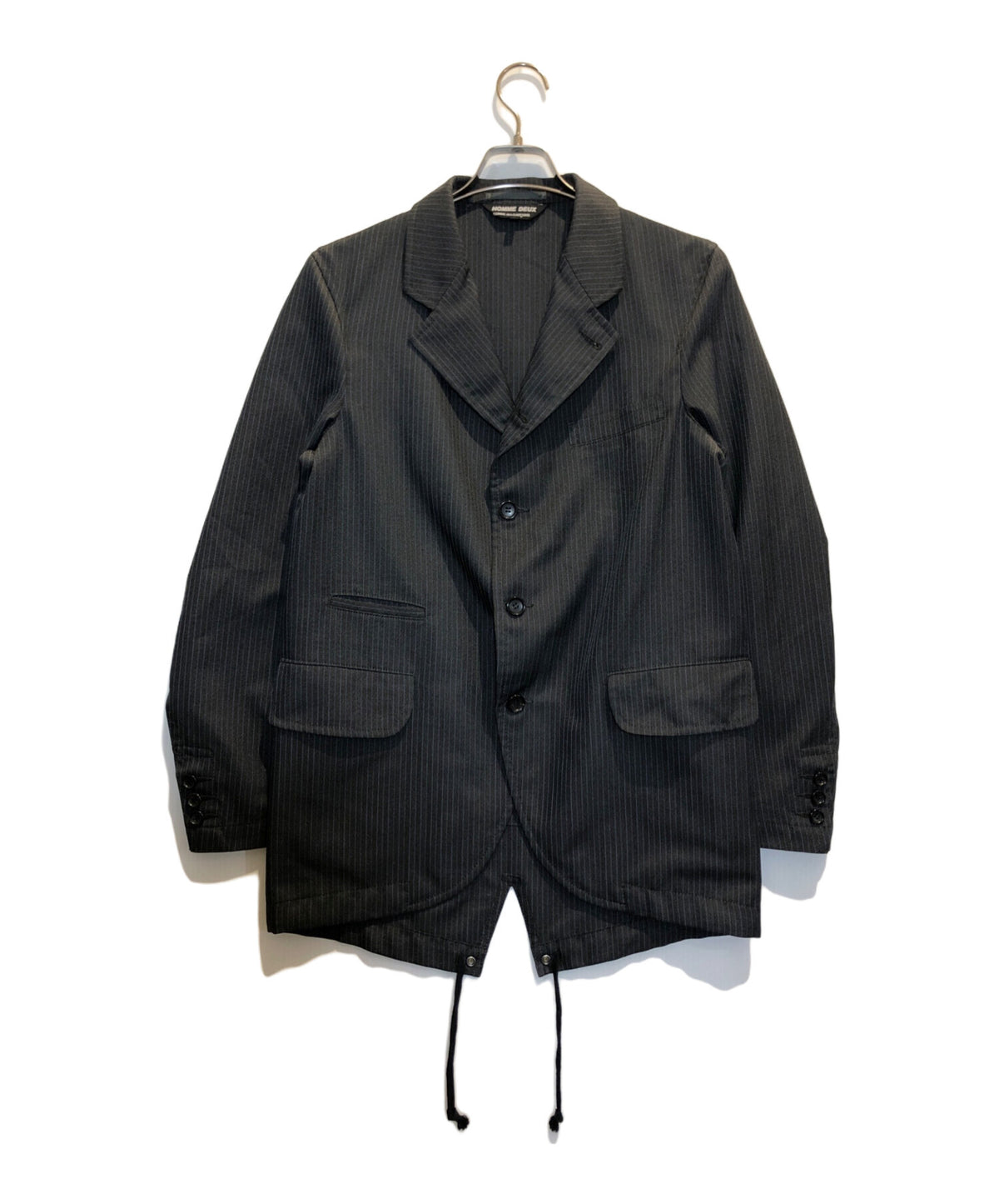 [Pre-owned] COMME des GARCONS HOMME DEUX Estelle herringbone collar striped jacket DO-J036