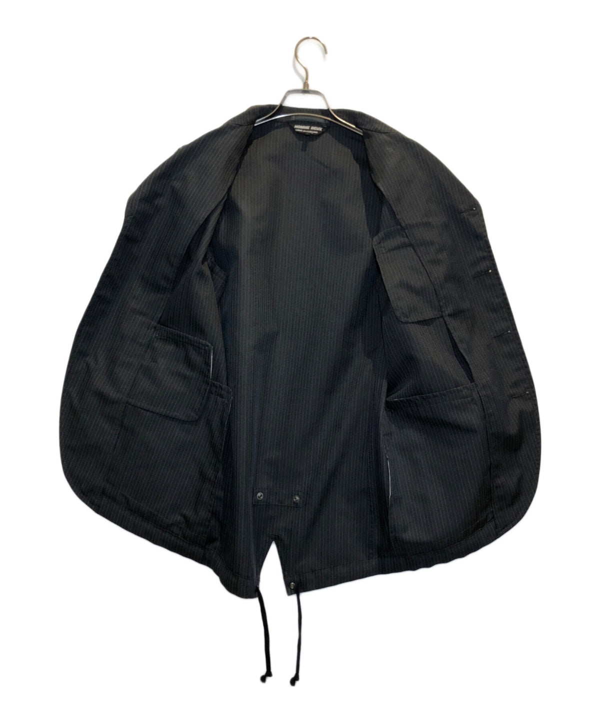[Pre-owned] COMME des GARCONS HOMME DEUX Estelle herringbone collar striped jacket DO-J036