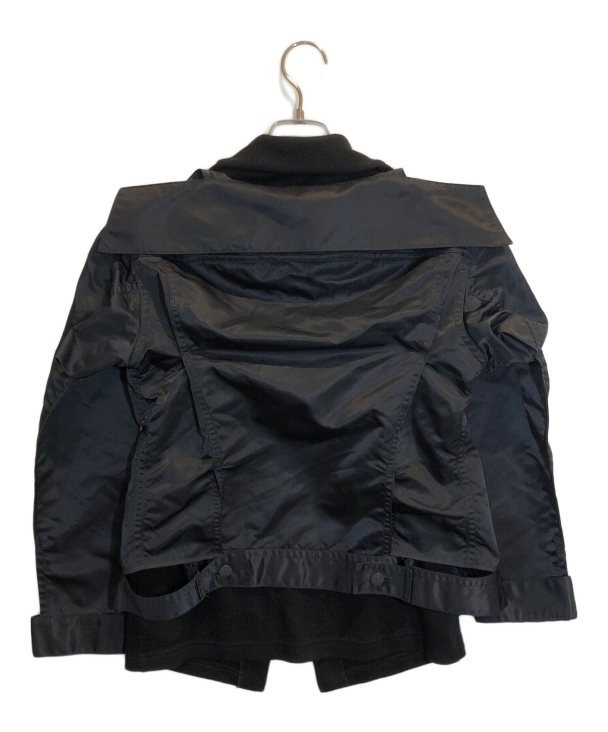 [Pre-owned] YOHJI YAMAMOTO Wool Knit Docking Nylon Jacket FX-J24-801