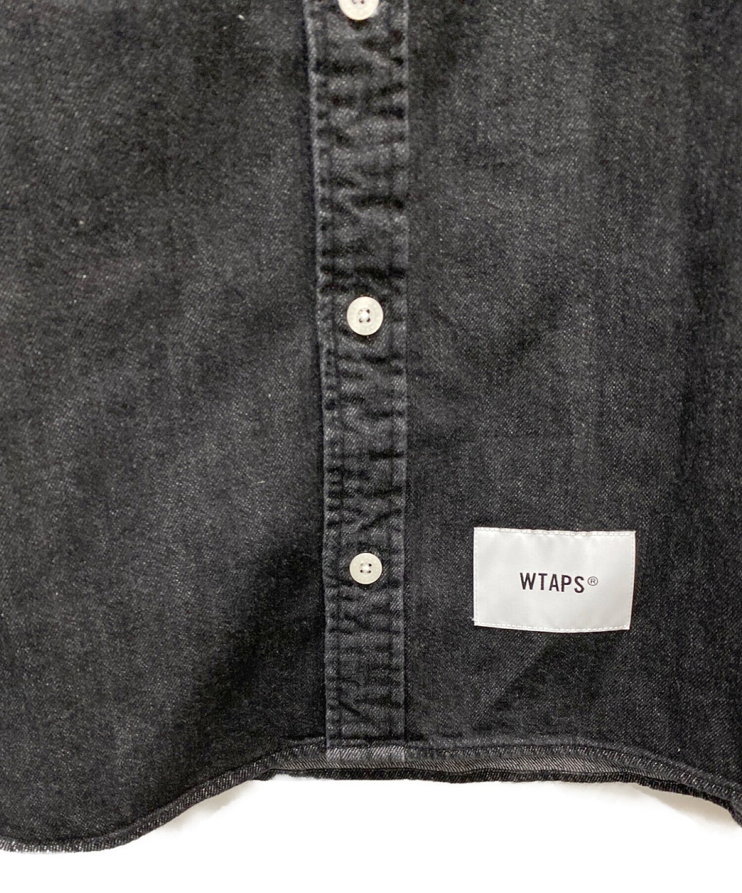 [Pre-owned] WTAPS LS COTTON DENIM/L/S Cotton Denim 232BRDT-SHM03