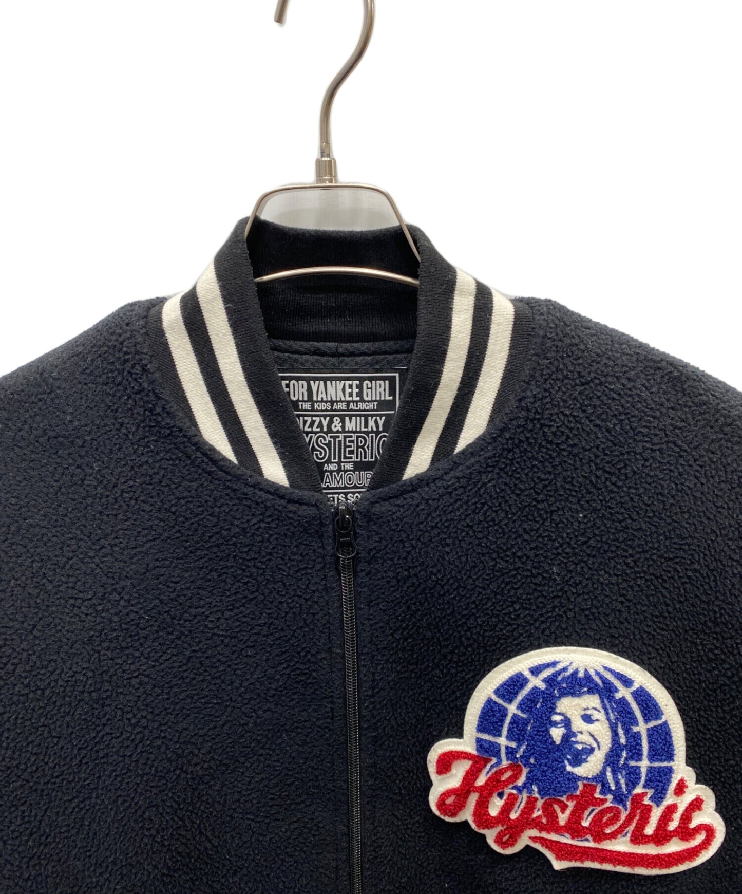 [Pre-owned] Hysteric Glamour HYSTERIC WORLD patch jumper/HYSTERIC WORLD patch jumper 02223CJ01