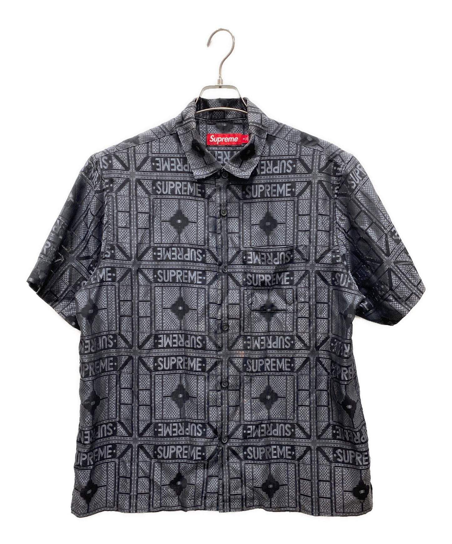[Pre-owned] SUPREME Tray Jacquard S S Shirt