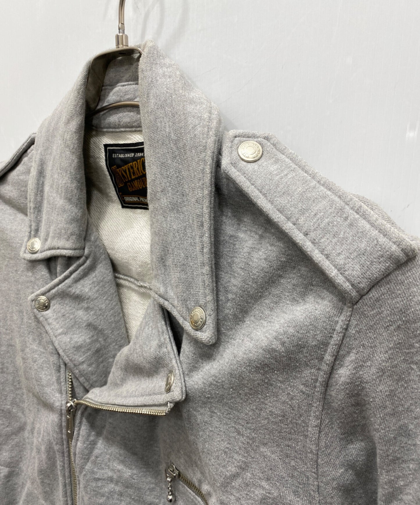 [Pre-owned] Hysteric Glamour Sweat Double Riders Jacket 0263CJ03