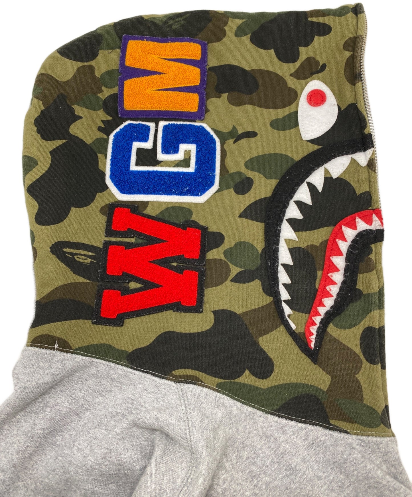 [Pre-owned] A BATHING APE CrazyFace Full Zip Hoody 001zpi801010m