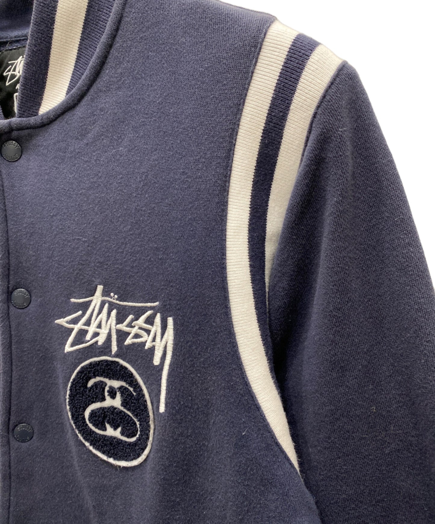 [Pre-owned] stussy Sweat Varsity Jacket