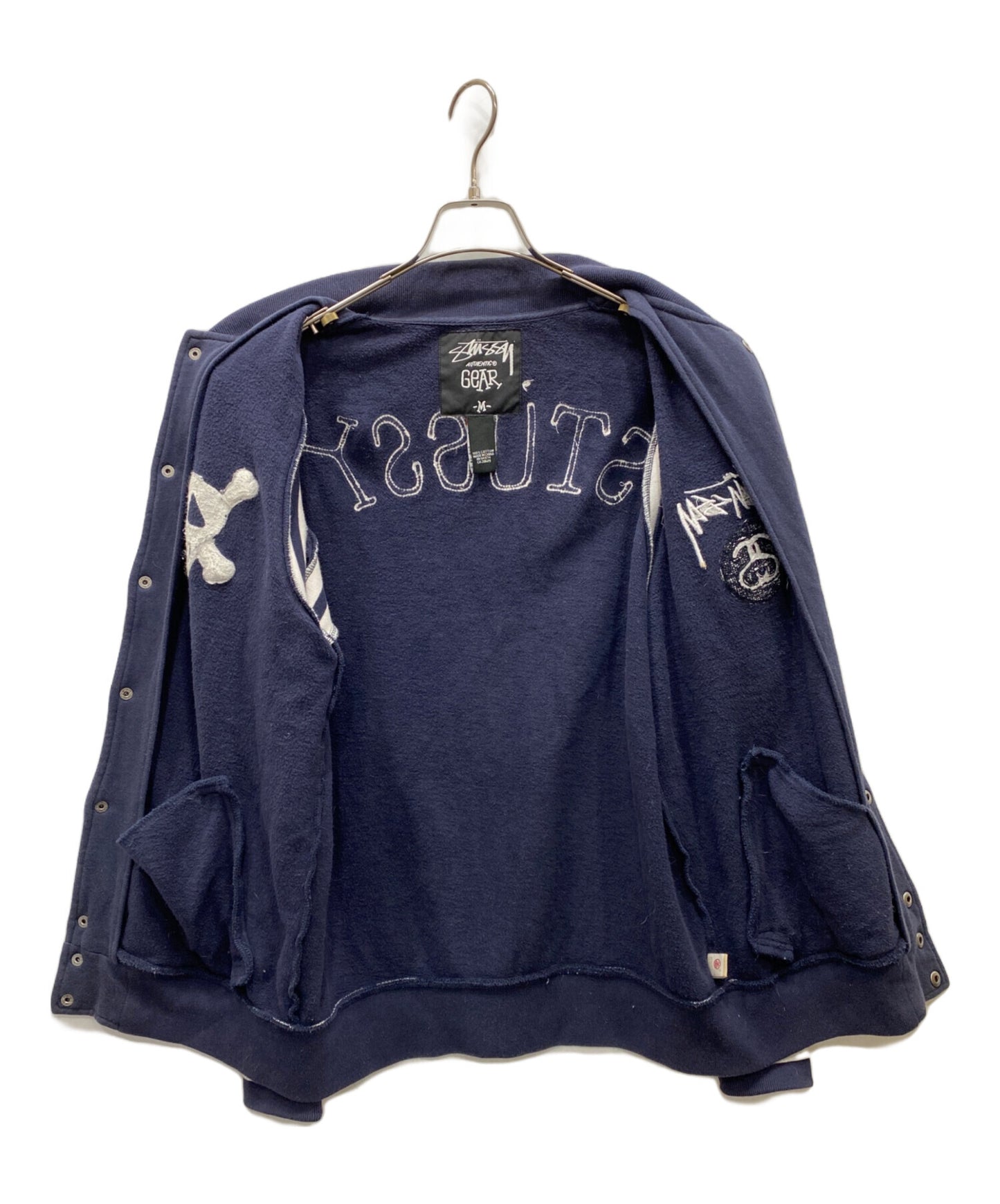 [Pre-owned] stussy Sweat Varsity Jacket