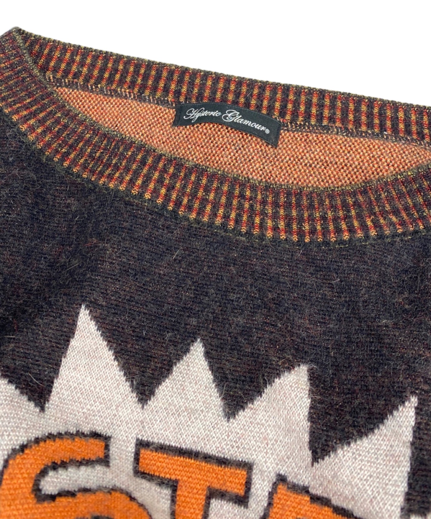 [Pre-owned] Hysteric Glamour Woodpecker Angora-blend Knit 0143NS11