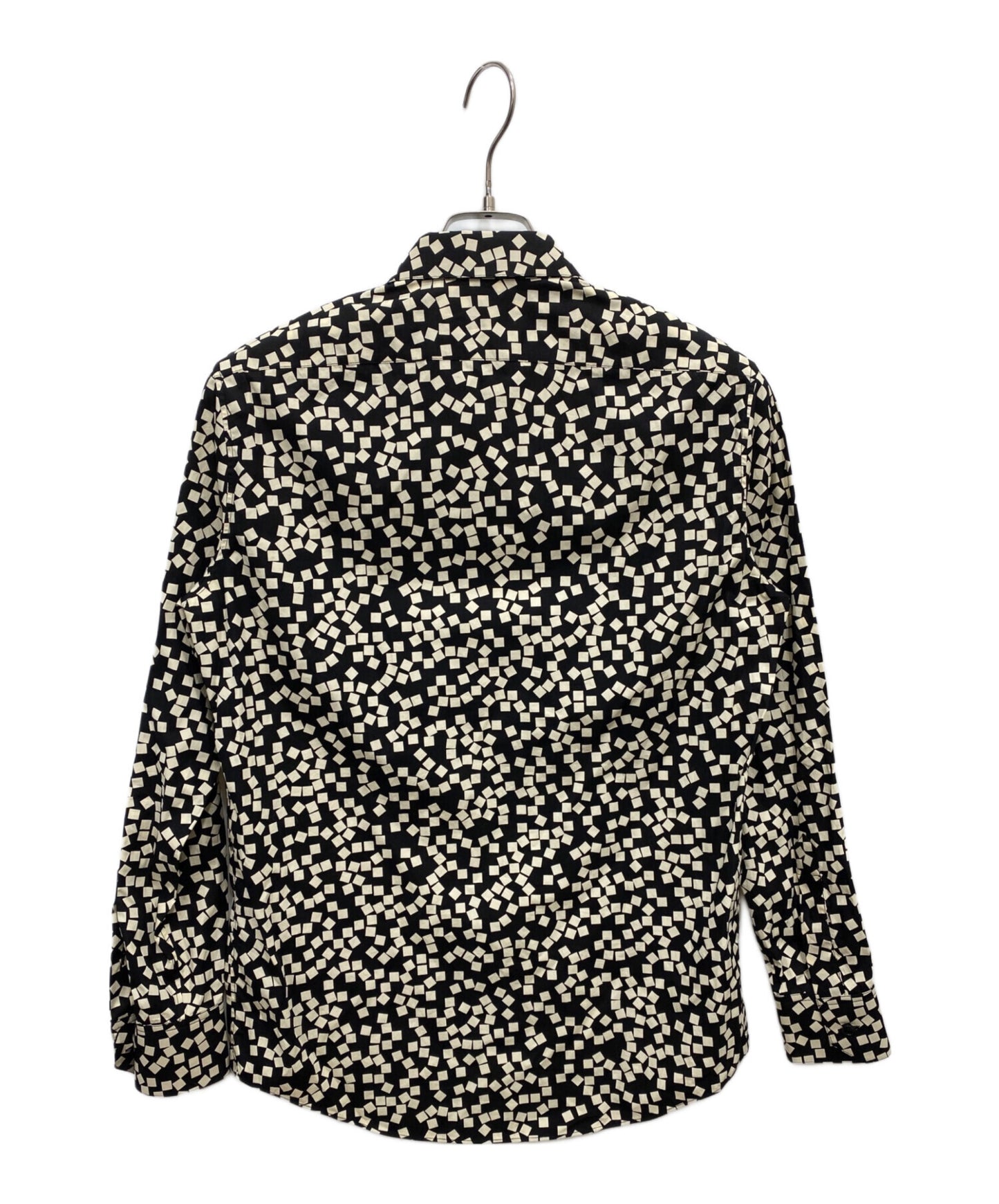 [Pre-owned] CELINE Square logo all-over print long-sleeved shirt 2C069225D