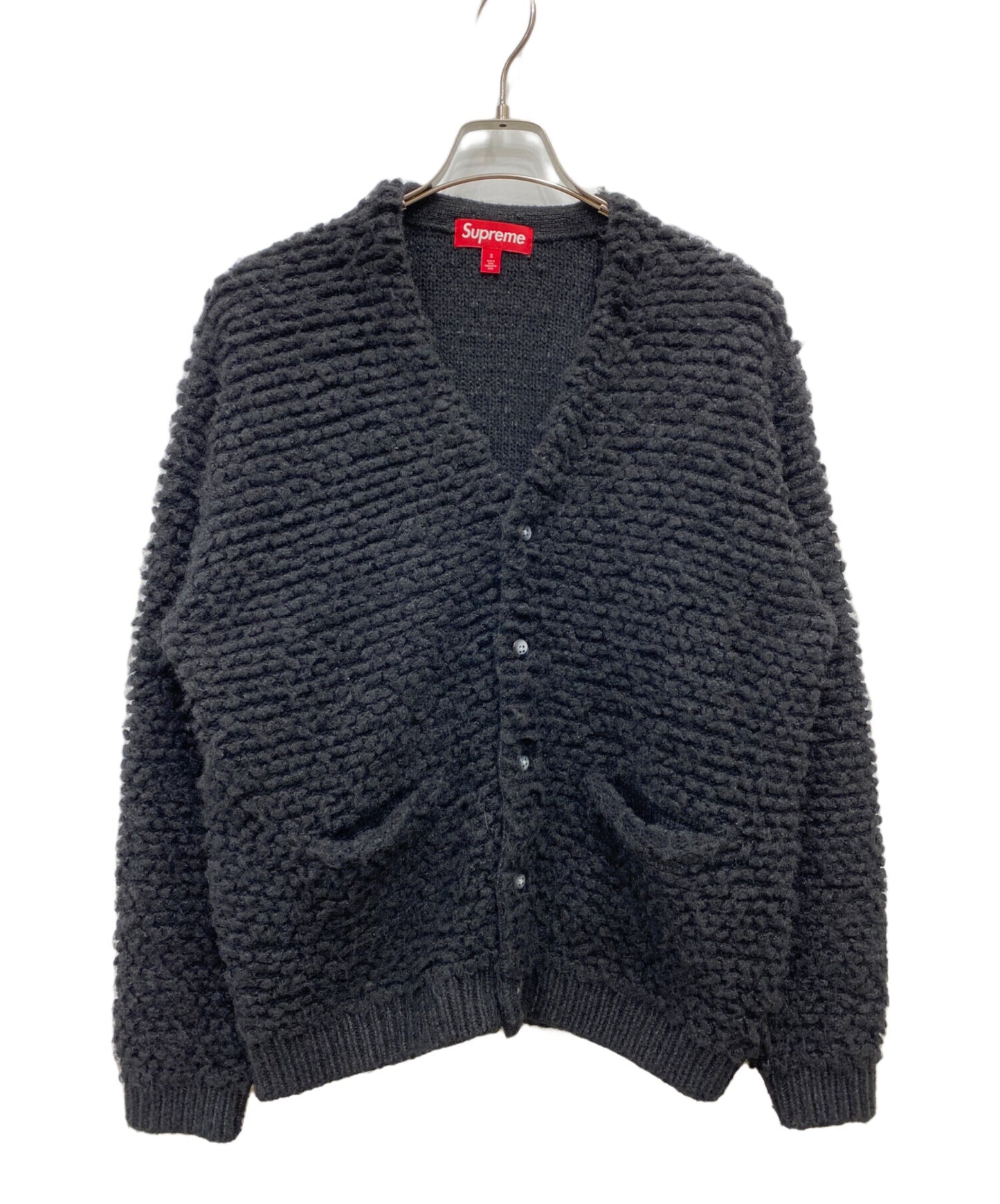 [Pre-owned] SUPREME Textured Knotted Cardigan