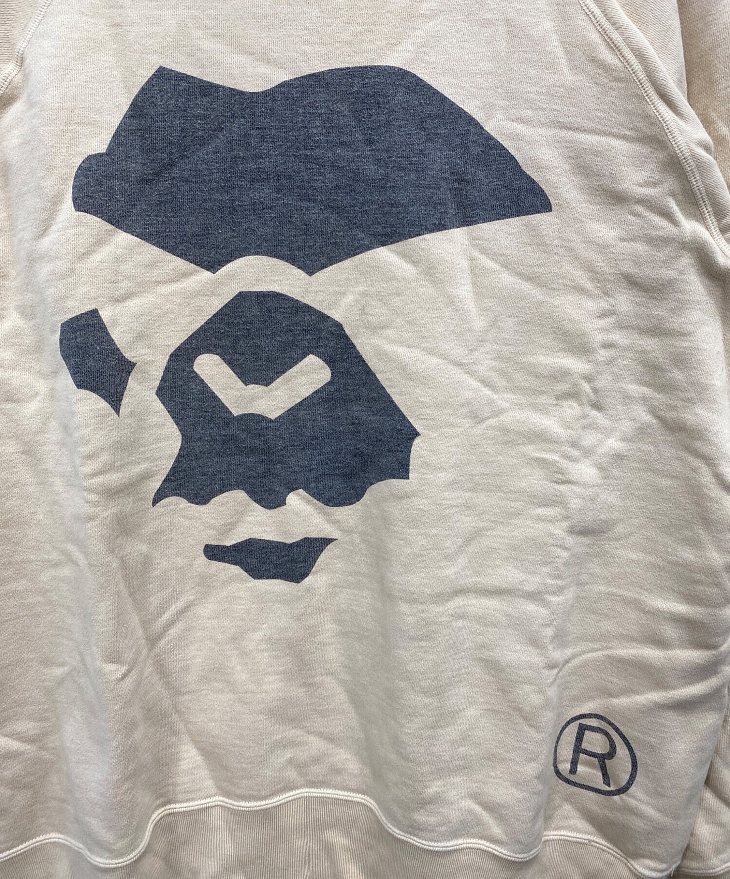 [Pre-owned] A BATHING APE Raglan Print Sweatshirt
