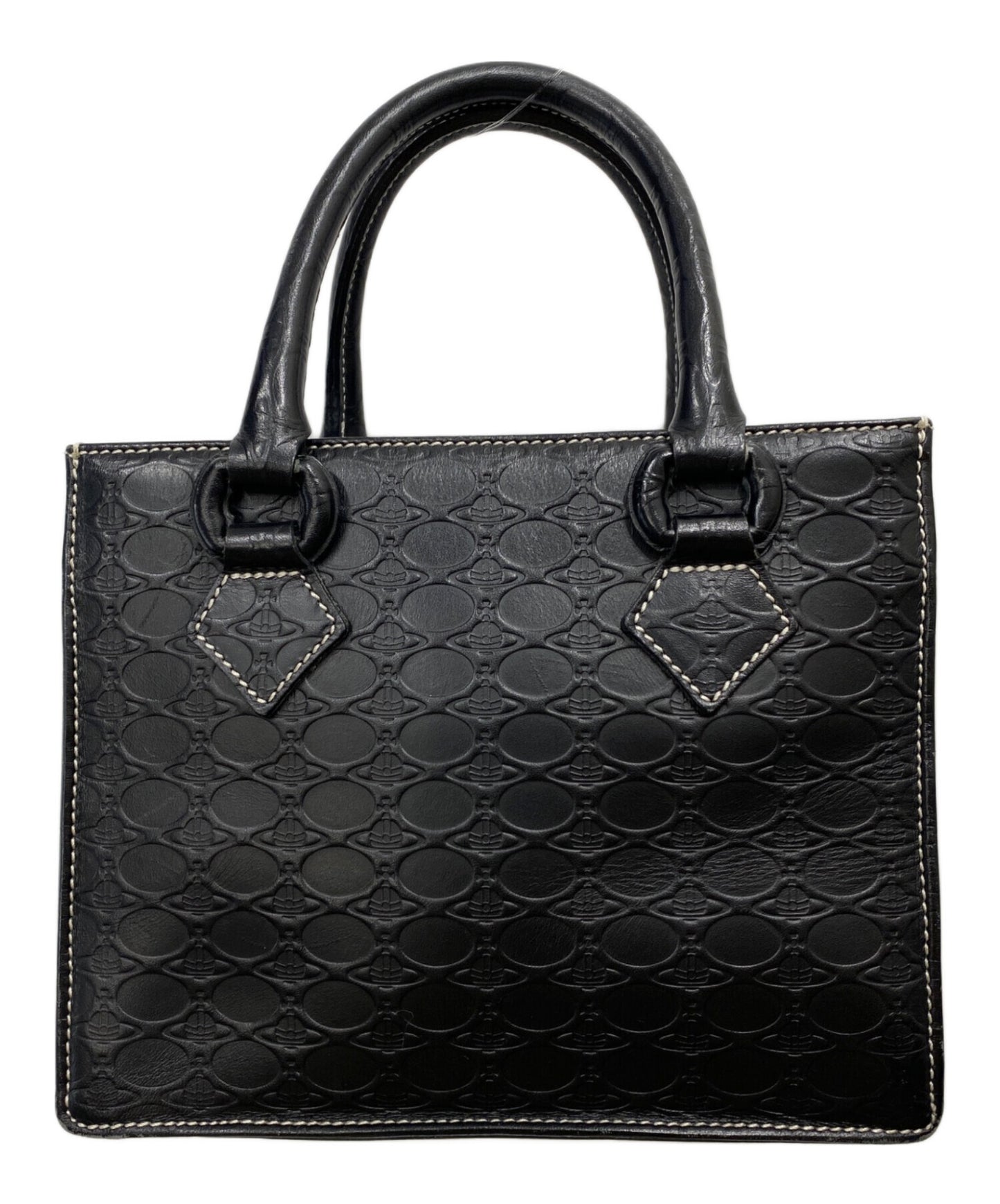 [Pre-owned] Vivienne Westwood Handbag with orb engraved all over pattern
