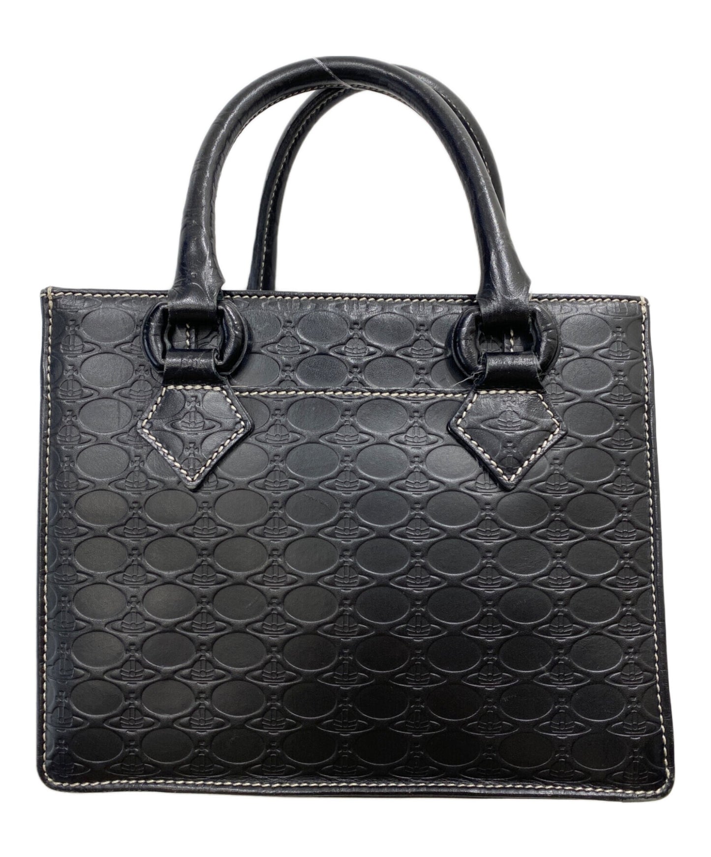 [Pre-owned] Vivienne Westwood Handbag with orb engraved all over pattern
