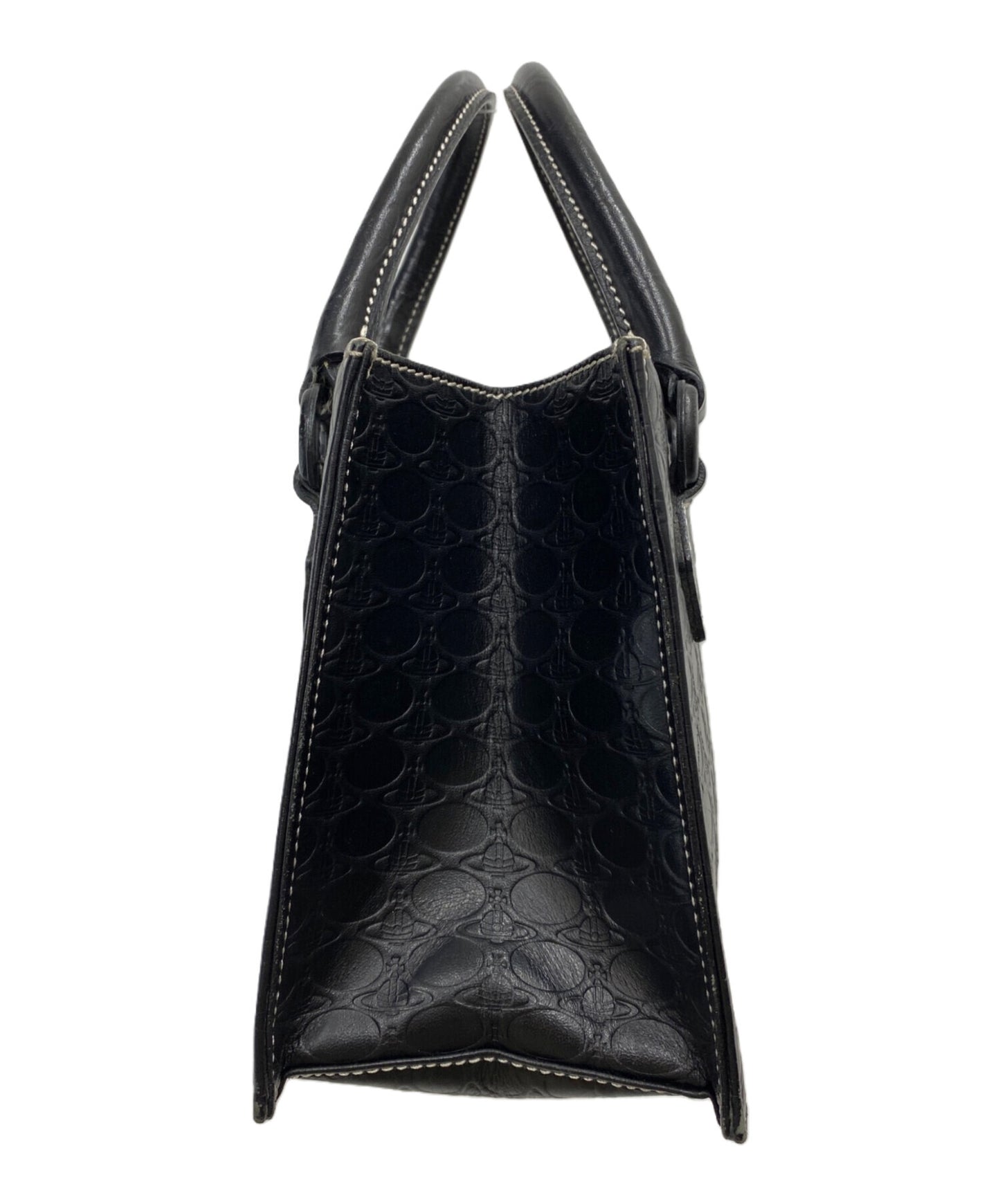 [Pre-owned] Vivienne Westwood Handbag with orb engraved all over pattern