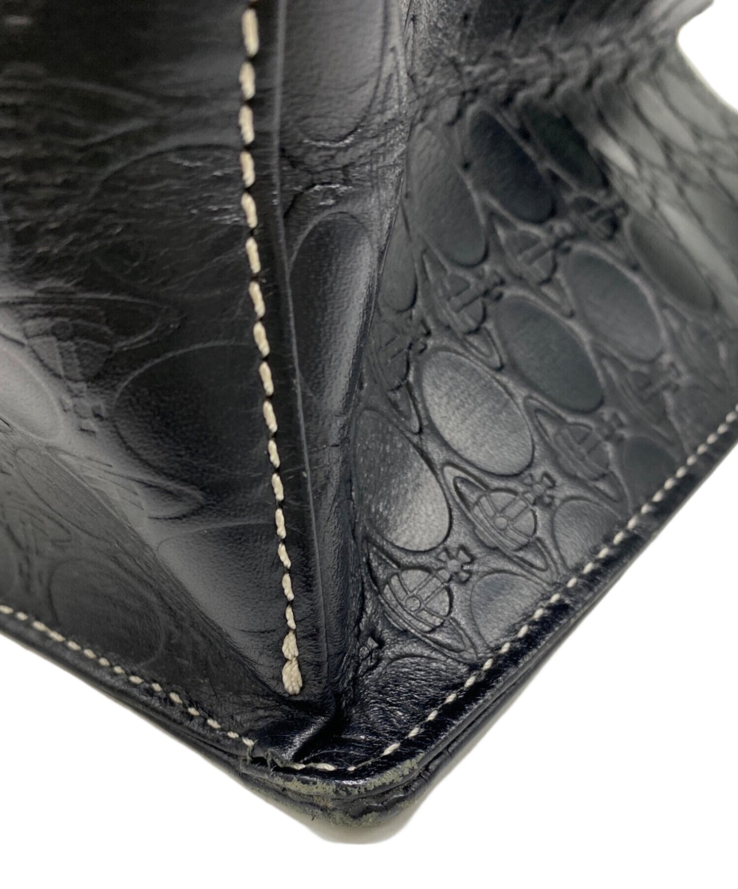 [Pre-owned] Vivienne Westwood Handbag with orb engraved all over pattern