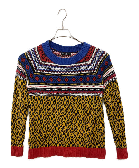 [Pre-owned] Hysteric Glamour Leopard-print cotton knit