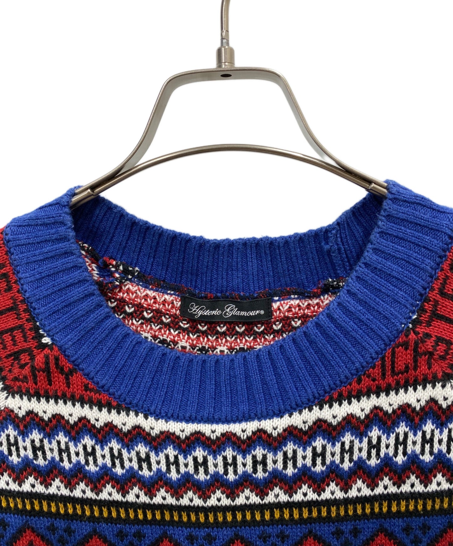 [Pre-owned] Hysteric Glamour Leopard-print cotton knit