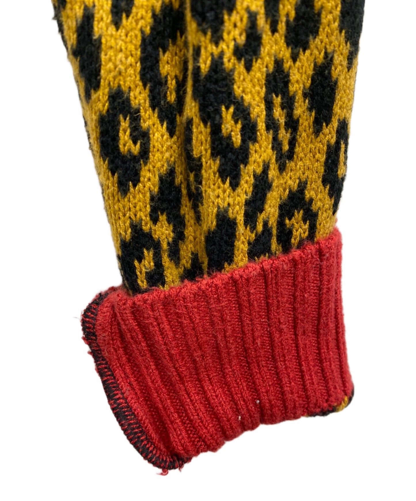 [Pre-owned] Hysteric Glamour Leopard-print cotton knit