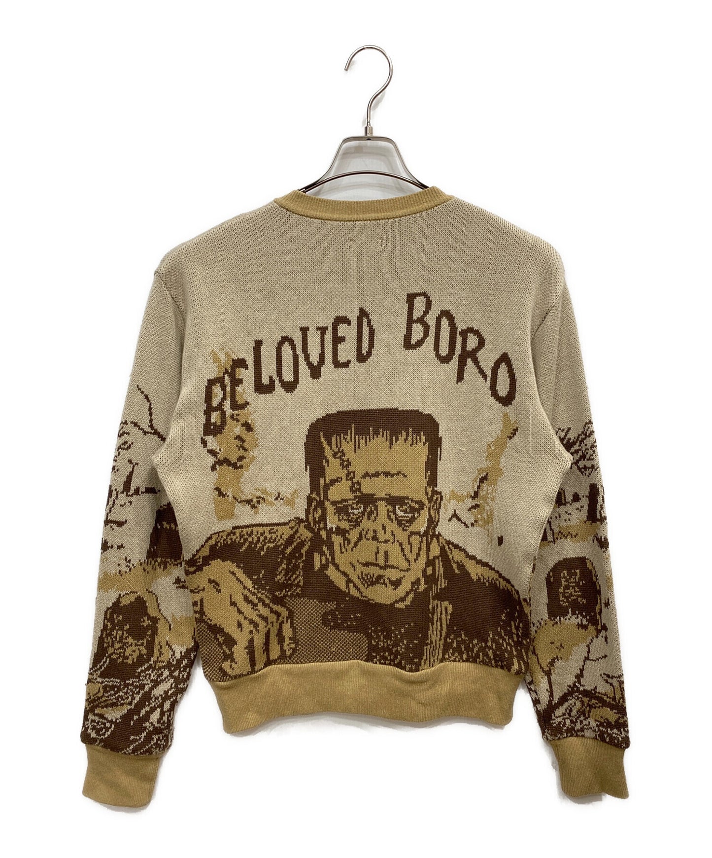 [Pre-owned] KAPITAL 8G Jacquard Knit Vintage Crew Sweater K2409KN803