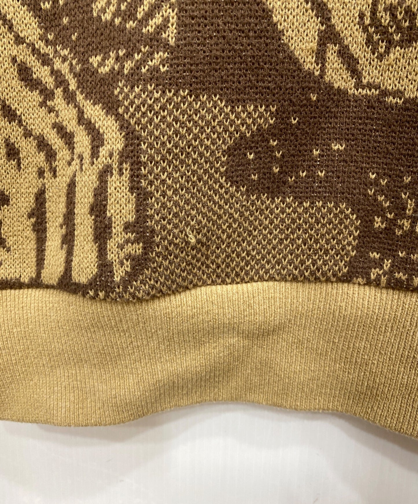 [Pre-owned] KAPITAL 8G Jacquard Knit Vintage Crew Sweater K2409KN803