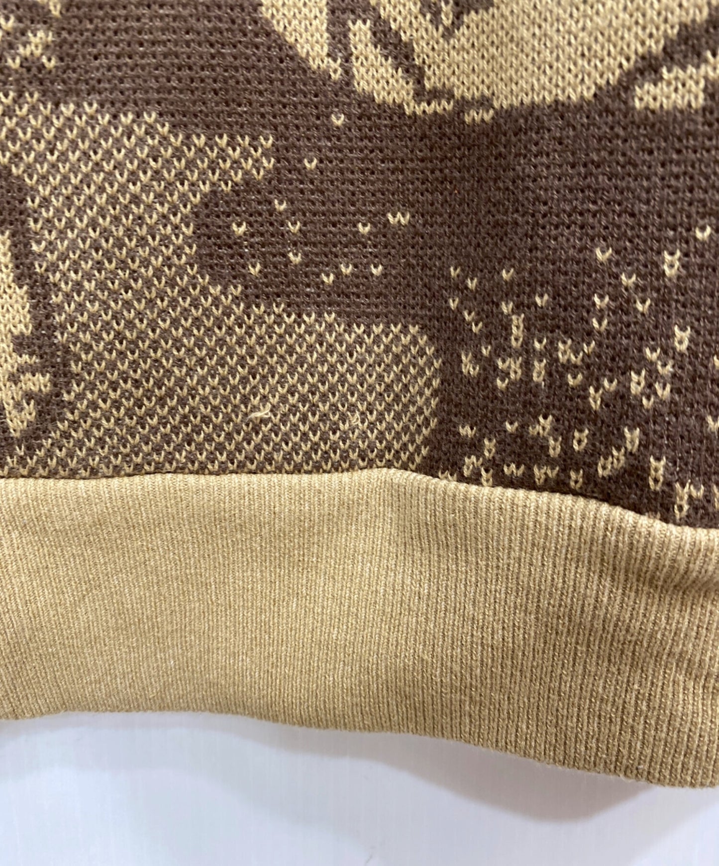 [Pre-owned] KAPITAL 8G Jacquard Knit Vintage Crew Sweater K2409KN803