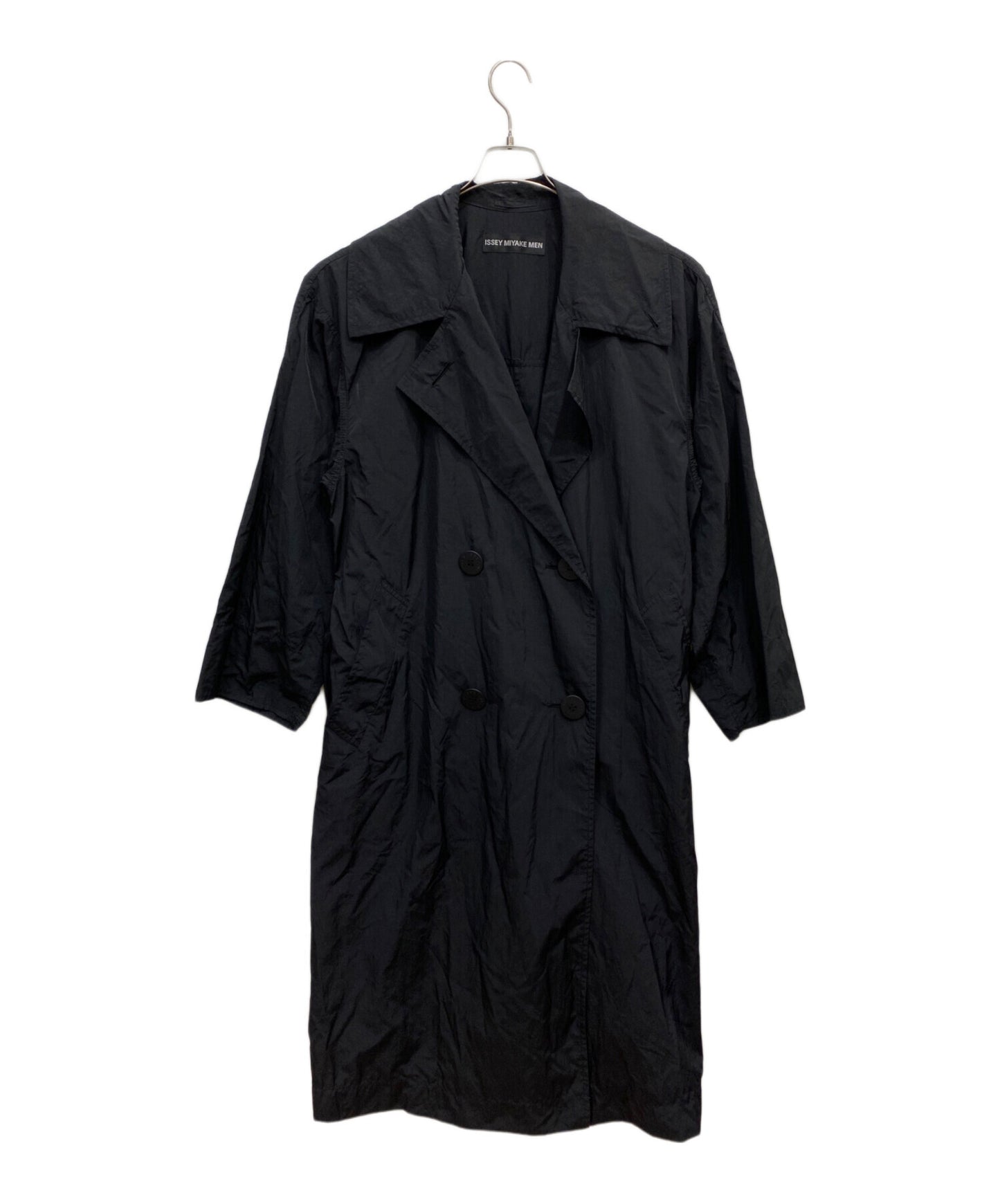 [Pre-owned] ISSEY MIYAKE MEN Oversized nylon trench coat ME81FA160