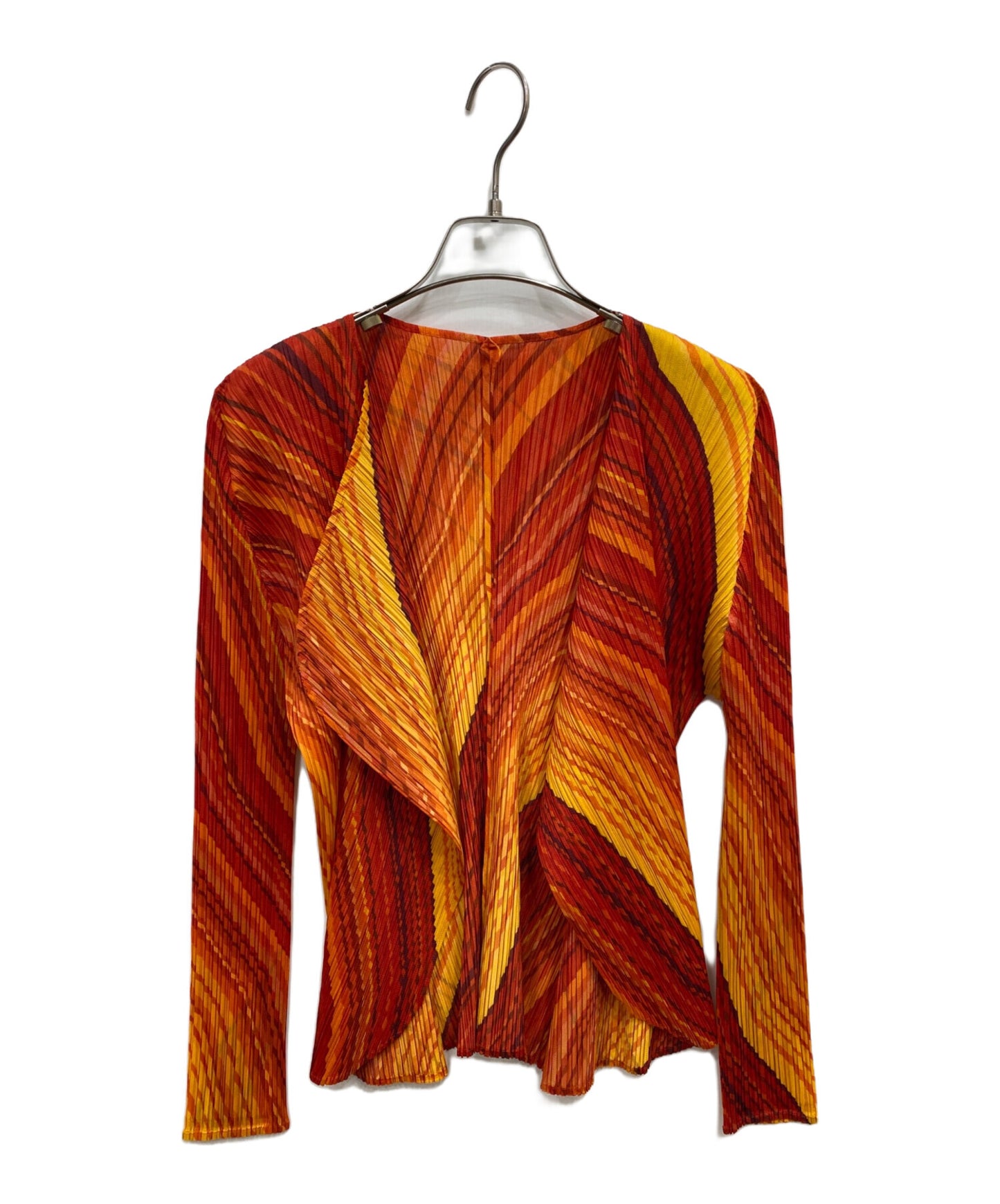 [Pre-owned] PLEATS PLEASE full-length cardigan PP23-J0695