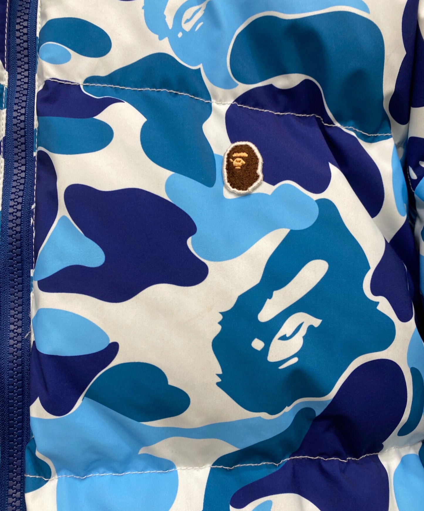 [Pre-owned] A BATHING APE ABC CAMO REVERSIBLE DOWN JACKET 001DNJ801007M