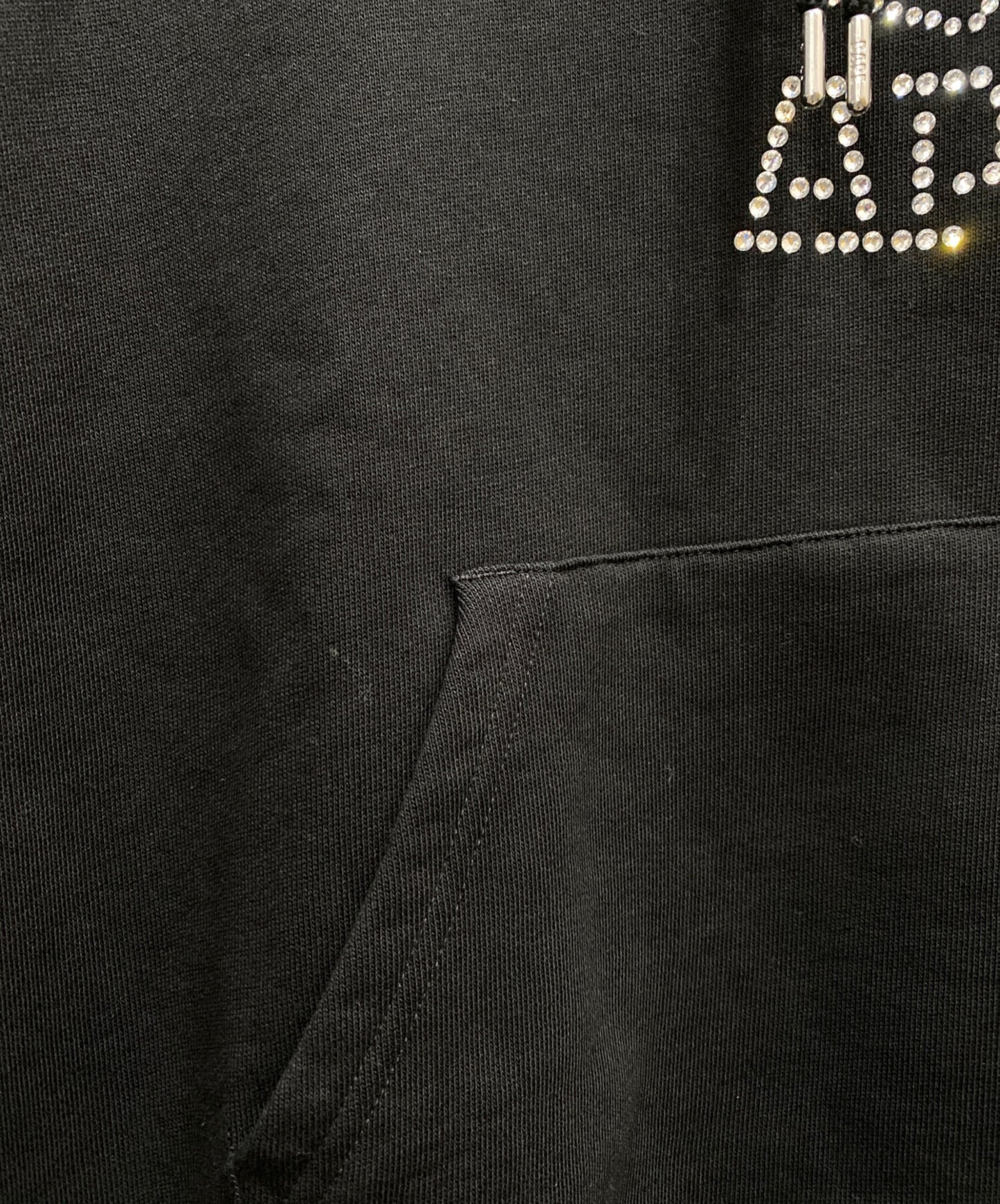 [Pre-owned] A BATHING APE Rhisestone College Pullover Hoodie 001PPK301306M