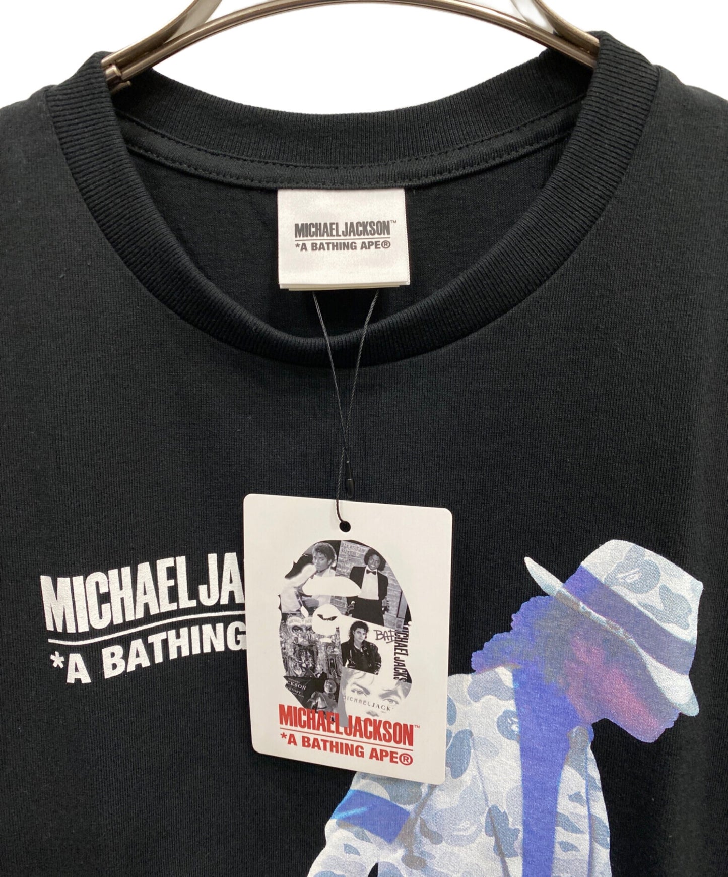 [Pre-owned] A BATHING APE MICHAEL JACKSON printed T-shirt 001TEJ731905C