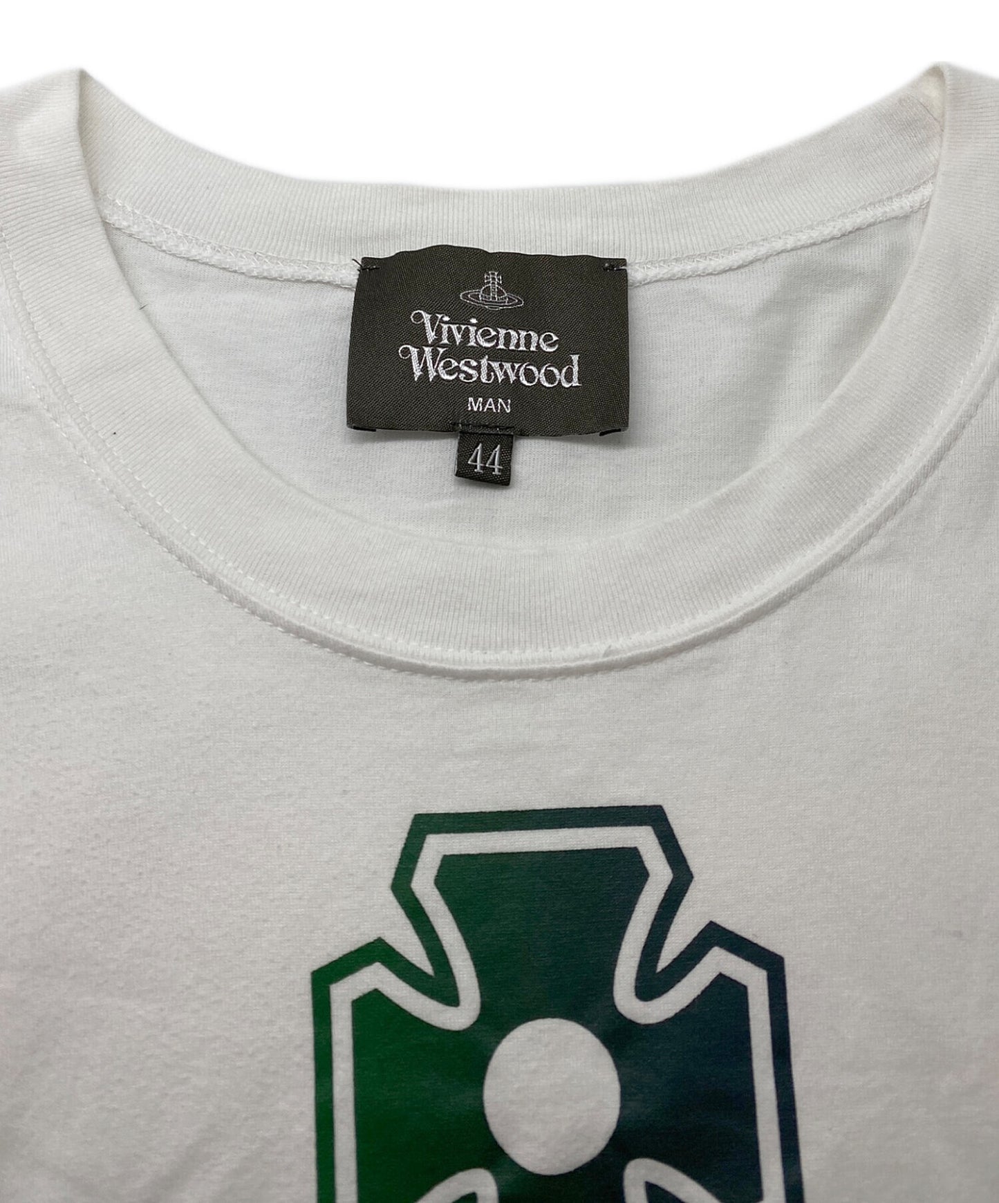 [Pre-owned] Vivienne Westwood man Orb Print T-Shirt VW-LP-84669