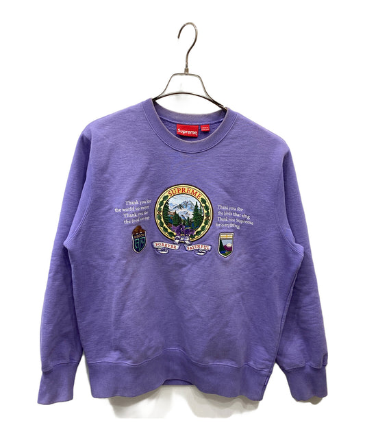 [Pre-owned] SUPREME 19AW Mountain Crewneck Sweatshirt