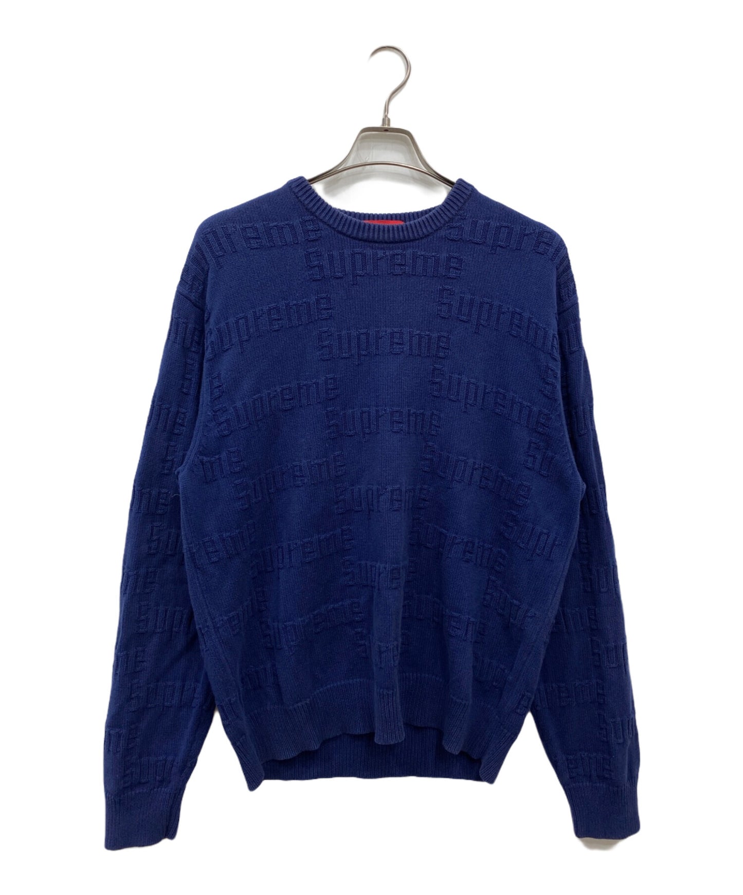 [Pre-owned] SUPREME 19AW Raised Logo Sweater