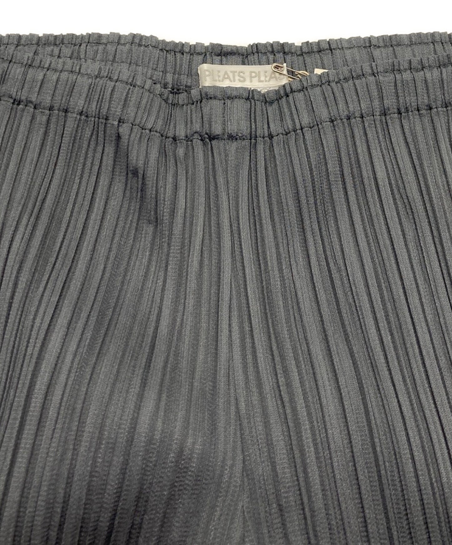 [Pre-owned] PLEATS PLEASE Cut-off design pleated pants PP31-JF204