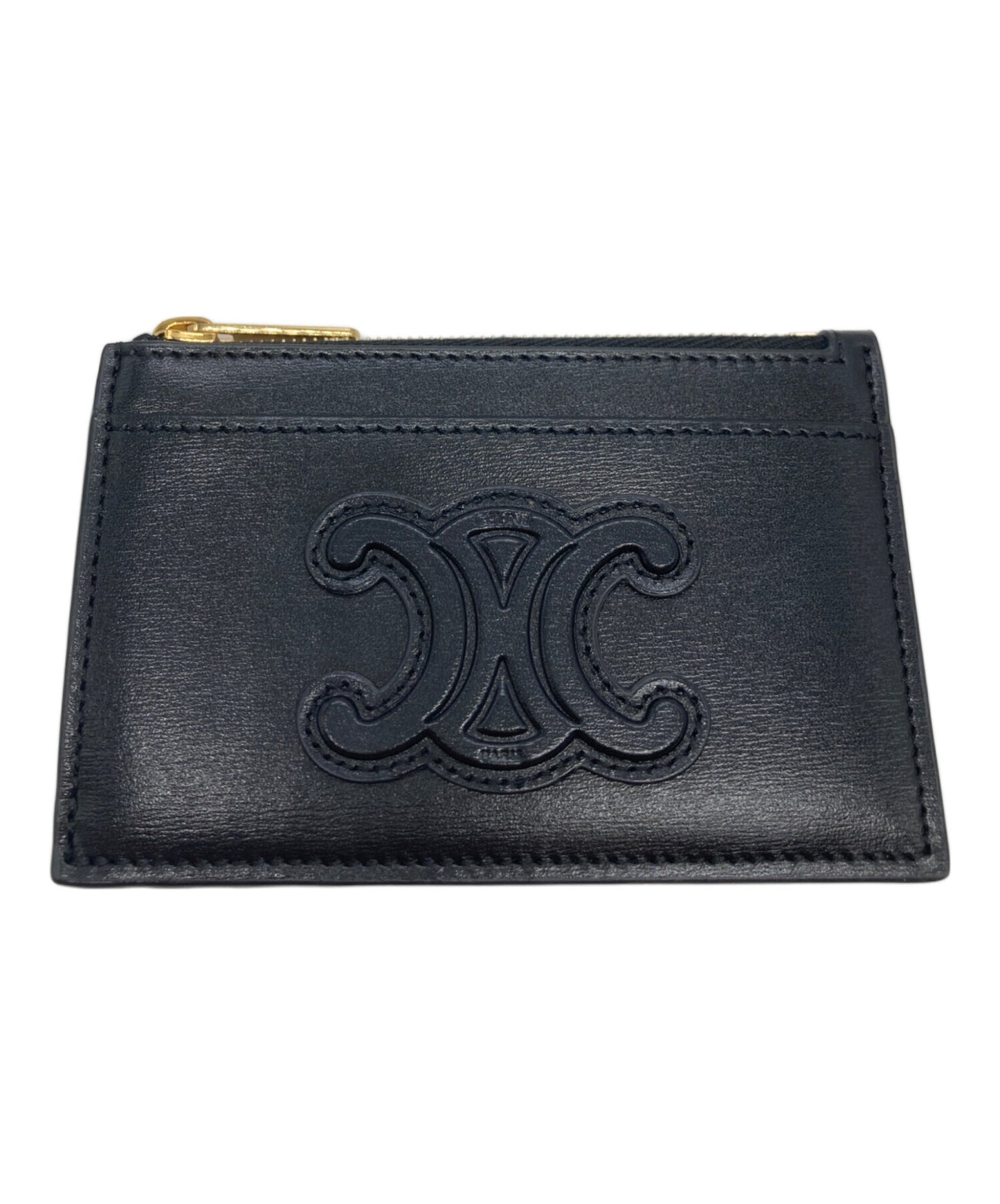 [Pre-owned] CELINE TRIONF Zip Card Holder / Card Case / Coin Case 10K583EMH.38NO