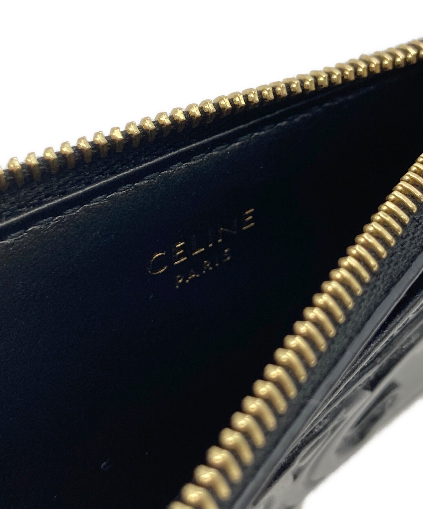 [Pre-owned] CELINE TRIONF Zip Card Holder / Card Case / Coin Case 10K583EMH.38NO