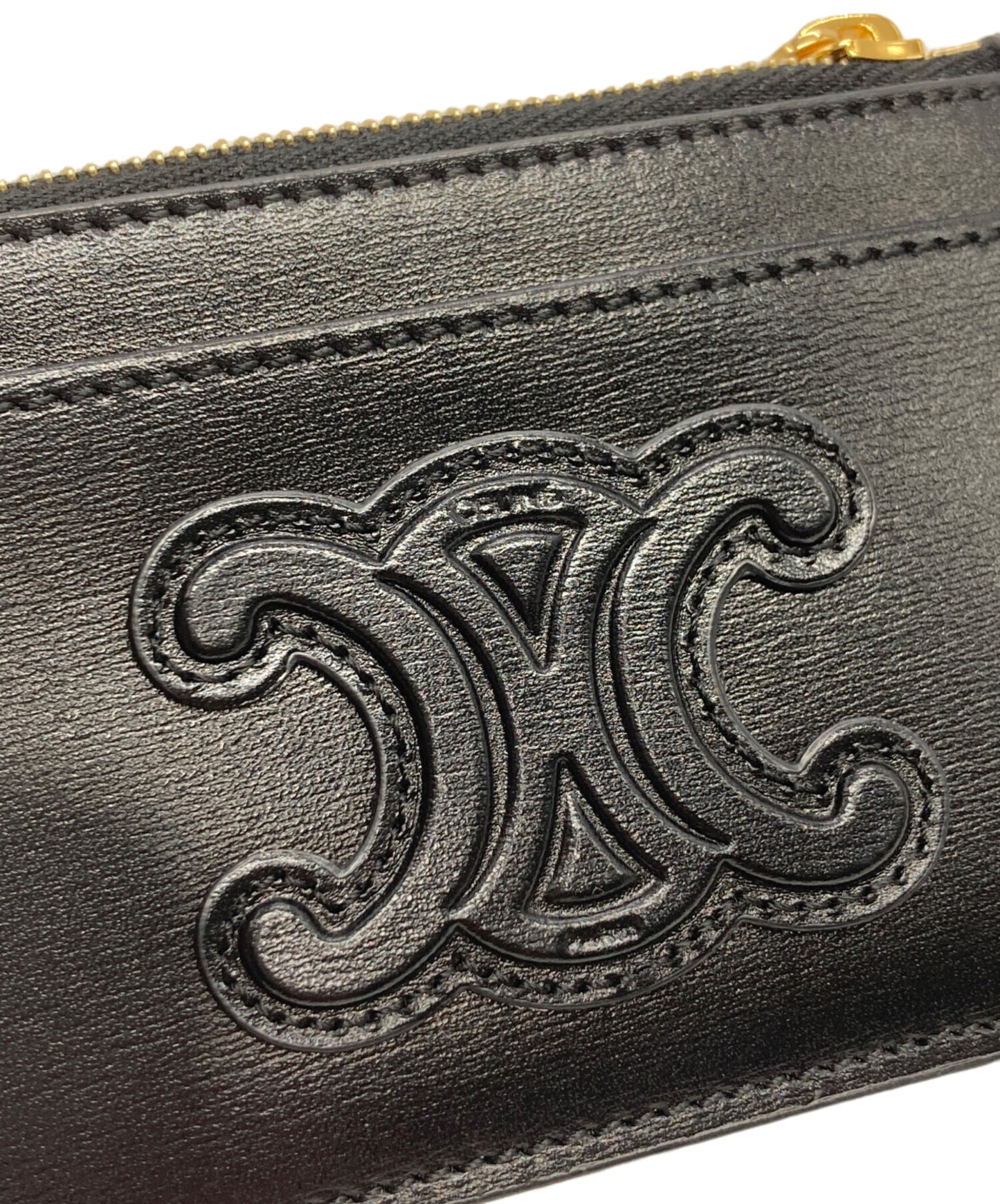 [Pre-owned] CELINE TRIONF Zip Card Holder / Card Case / Coin Case 10K583EMH.38NO