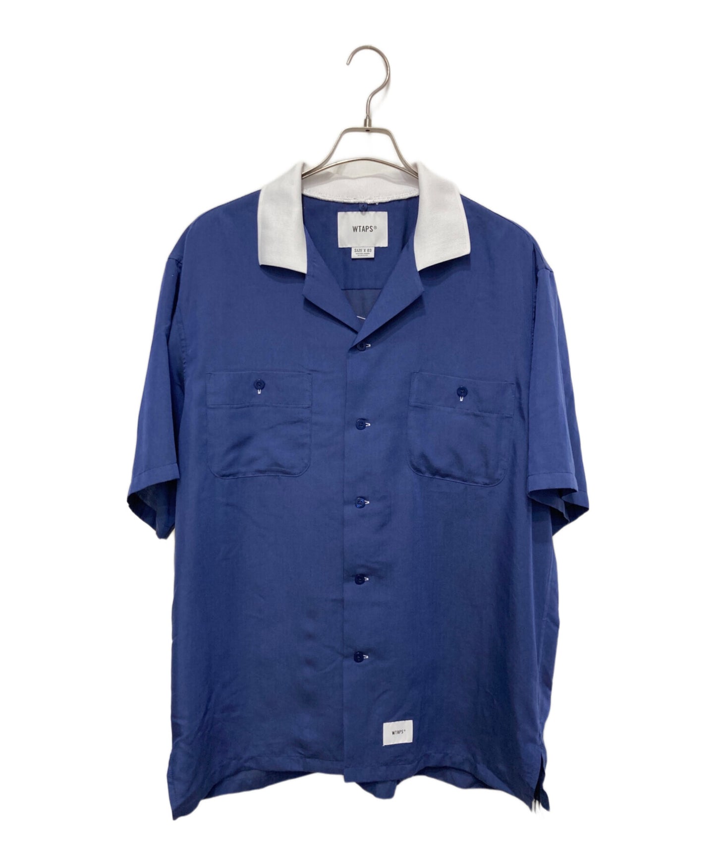 [Pre-owned] WTAPS KINGPIN / SS / VCPL. TWILL. WUT Short sleeve shirt Open collar shirt 241TQDT-SHM07