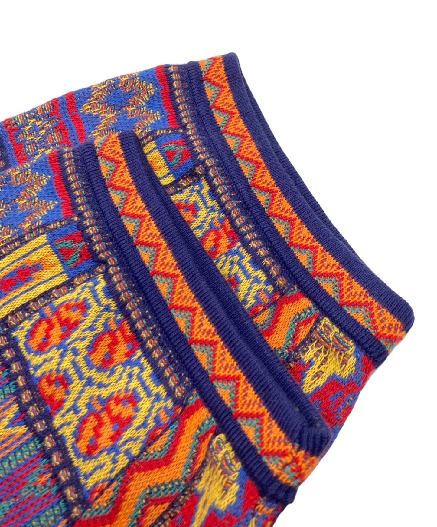 [Pre-owned] SUPREME Patchwork Knit Zip Up Polo Patchwork Zip Up Knit Polo Shirt