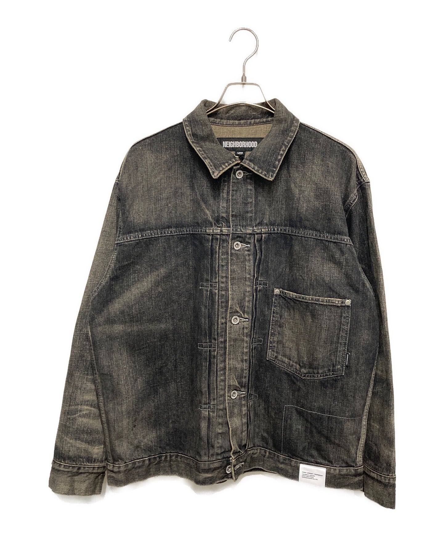 [Pre-owned] NEIGHBORHOOD SAVAGE DENIM TYPE-1 JACKET Denim jacket 232XBNH-JKM01