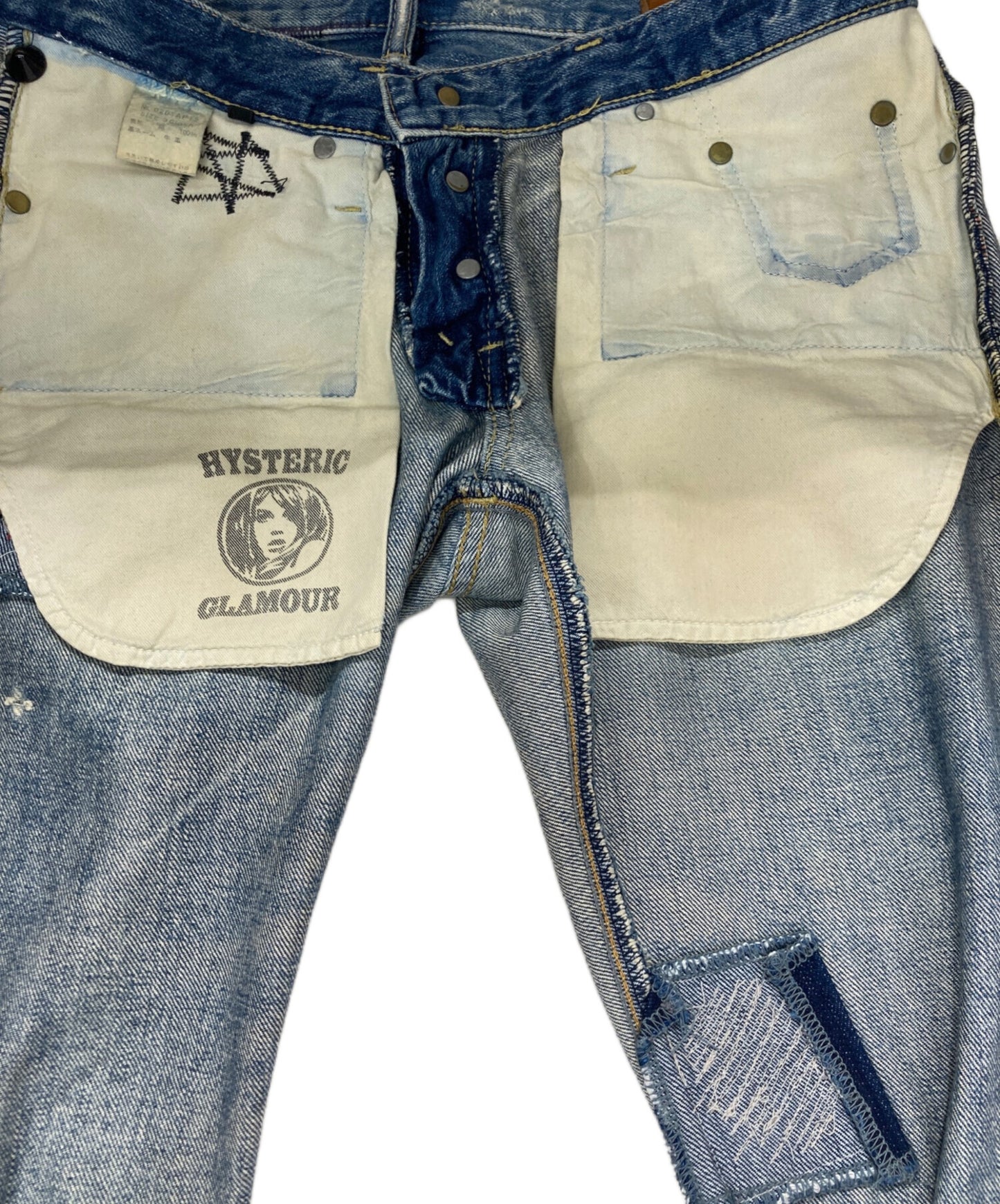 [Pre-owned] Hysteric Glamour SP processed COWBOY denim pants 0201AP12